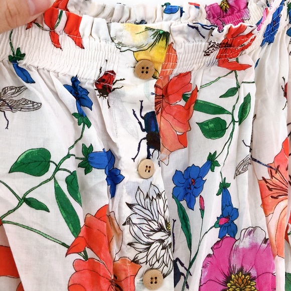 Short florL print jumpsuit - Picture 6 of 6